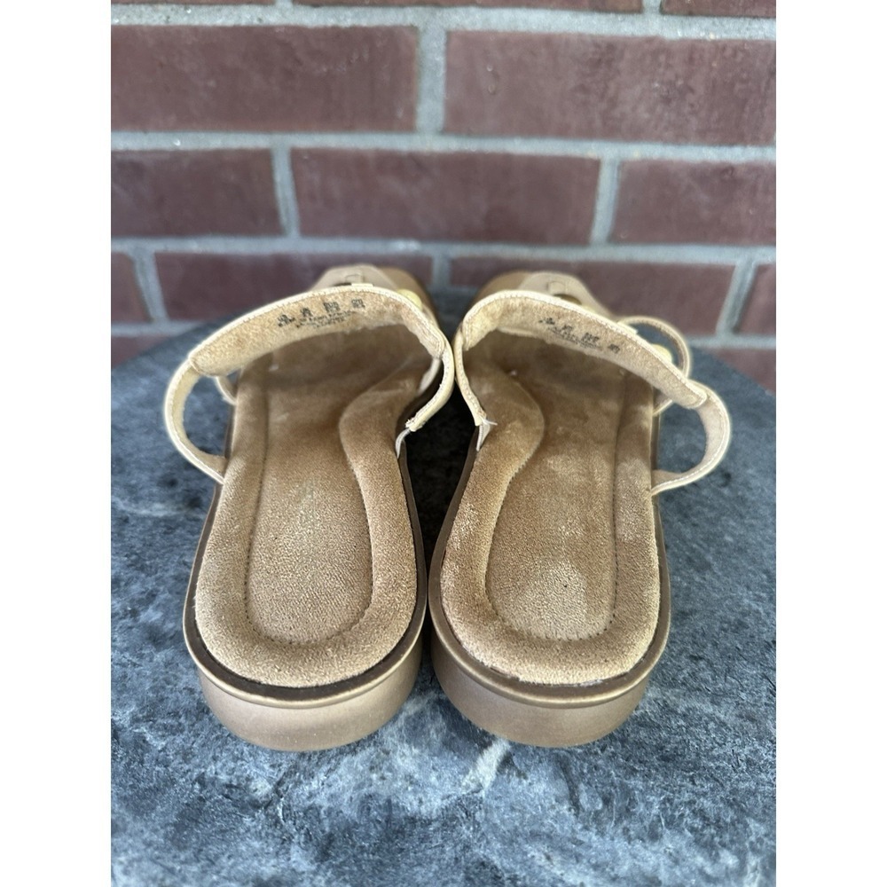 Naturalizer Jamelia Womens Size 8.5M Embelished Tan Sandals Shoes - Picture 4 of 8